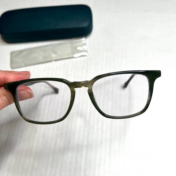 Felix Gray Nash Blue Light Glasses Artichoke Tortoise Acetate Computer 49-17-140 - Picture 7 of 10